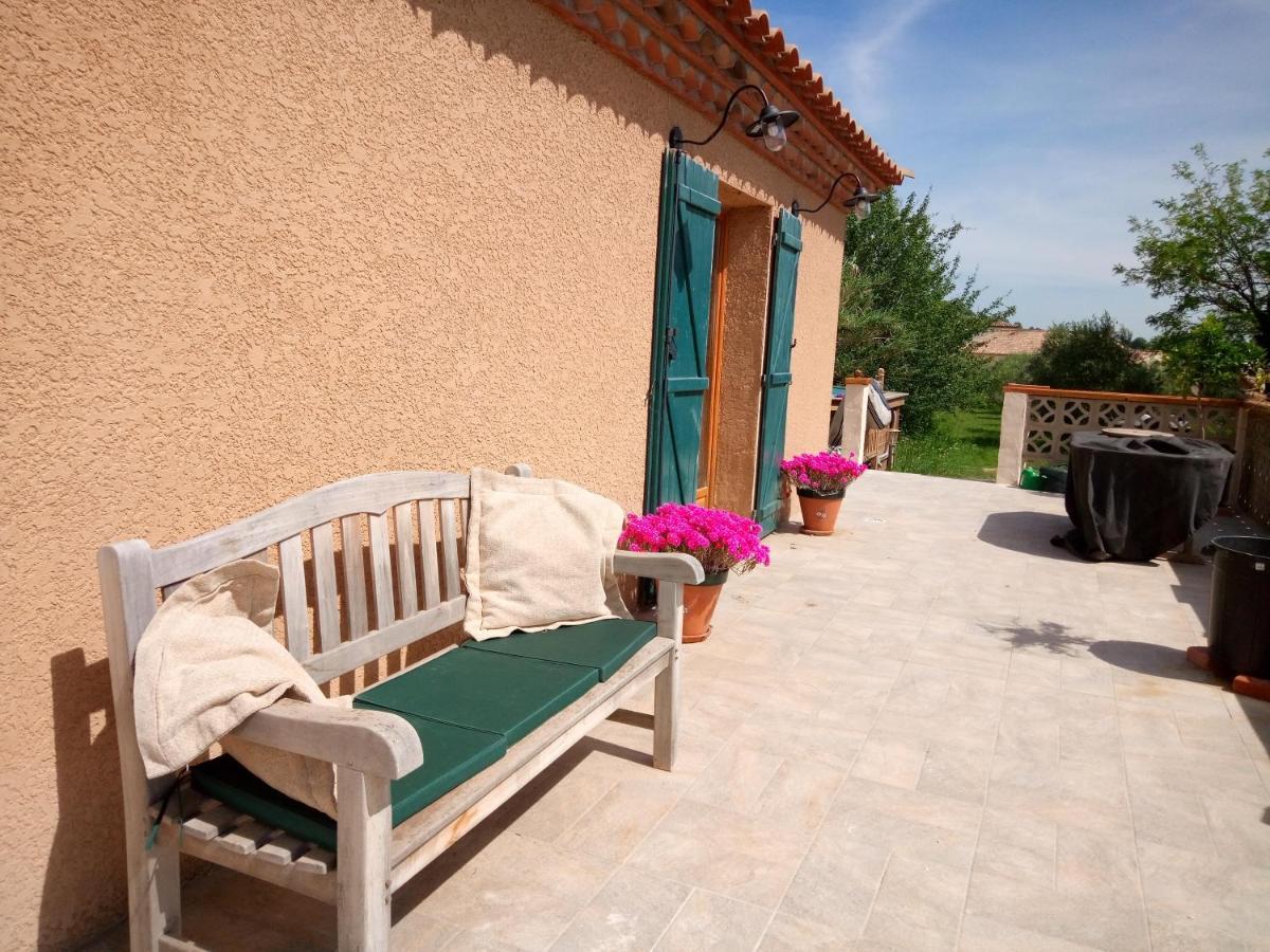Olive View Villa Puissalicon Bagian luar foto
