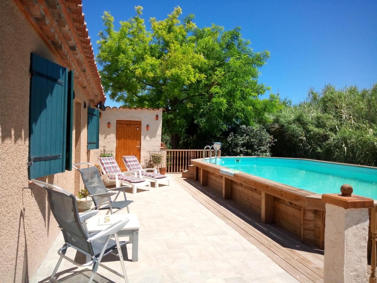 Olive View Villa Puissalicon Bagian luar foto