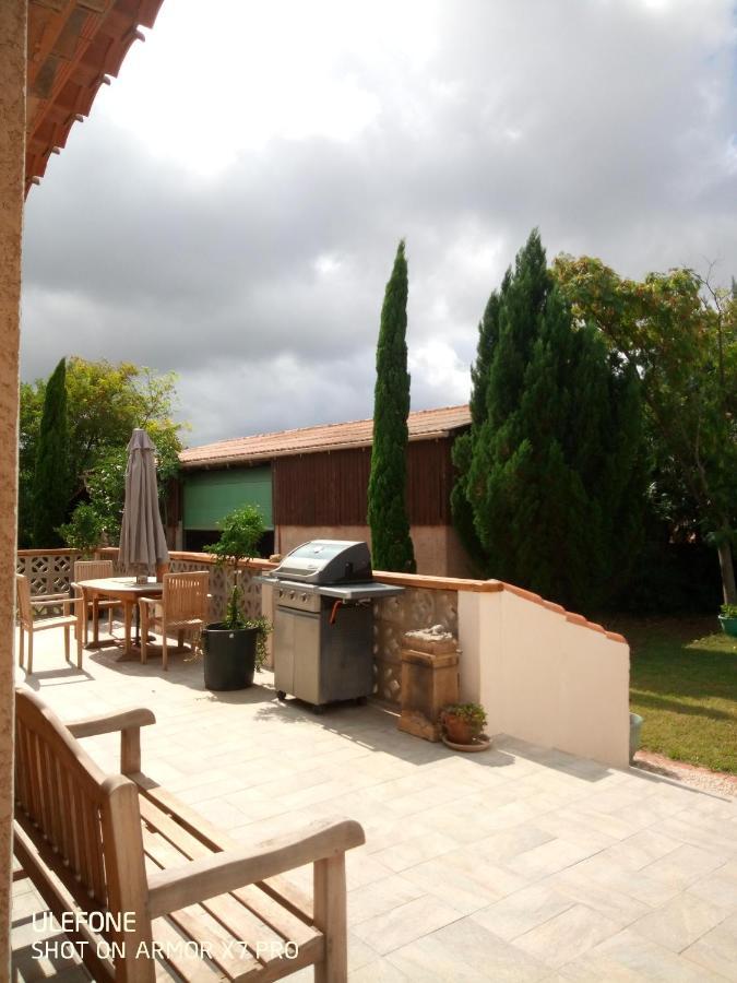 Olive View Villa Puissalicon Bagian luar foto
