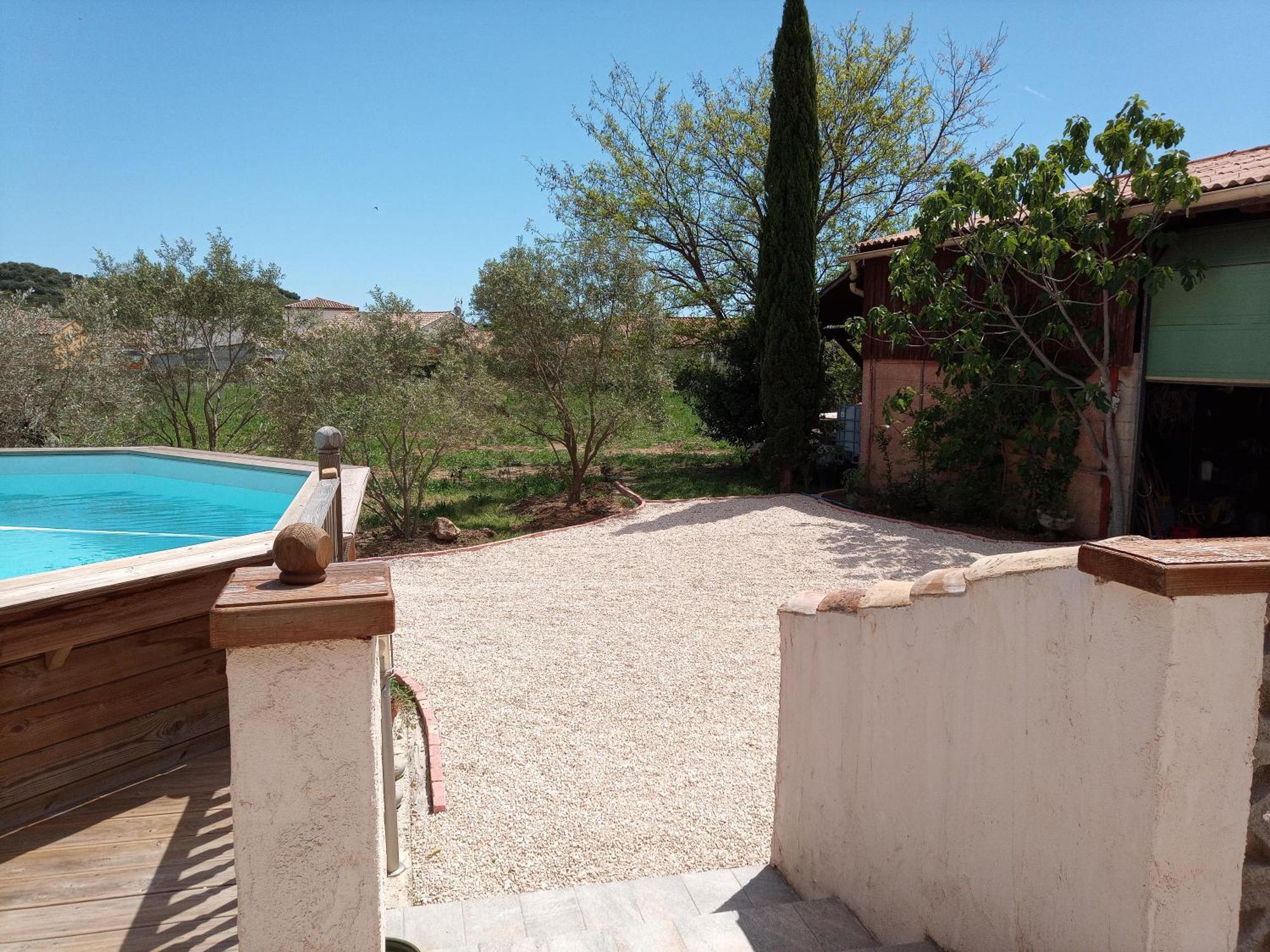 Olive View Villa Puissalicon Bagian luar foto